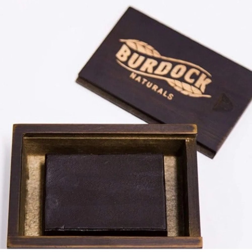 Burdock Naturals Premium Shaving & Face Soap for Skin Detox in Gift Box